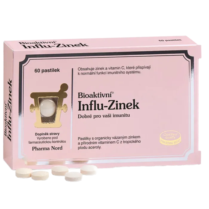 Bioaktivní Influ-Zinek 60 tablet